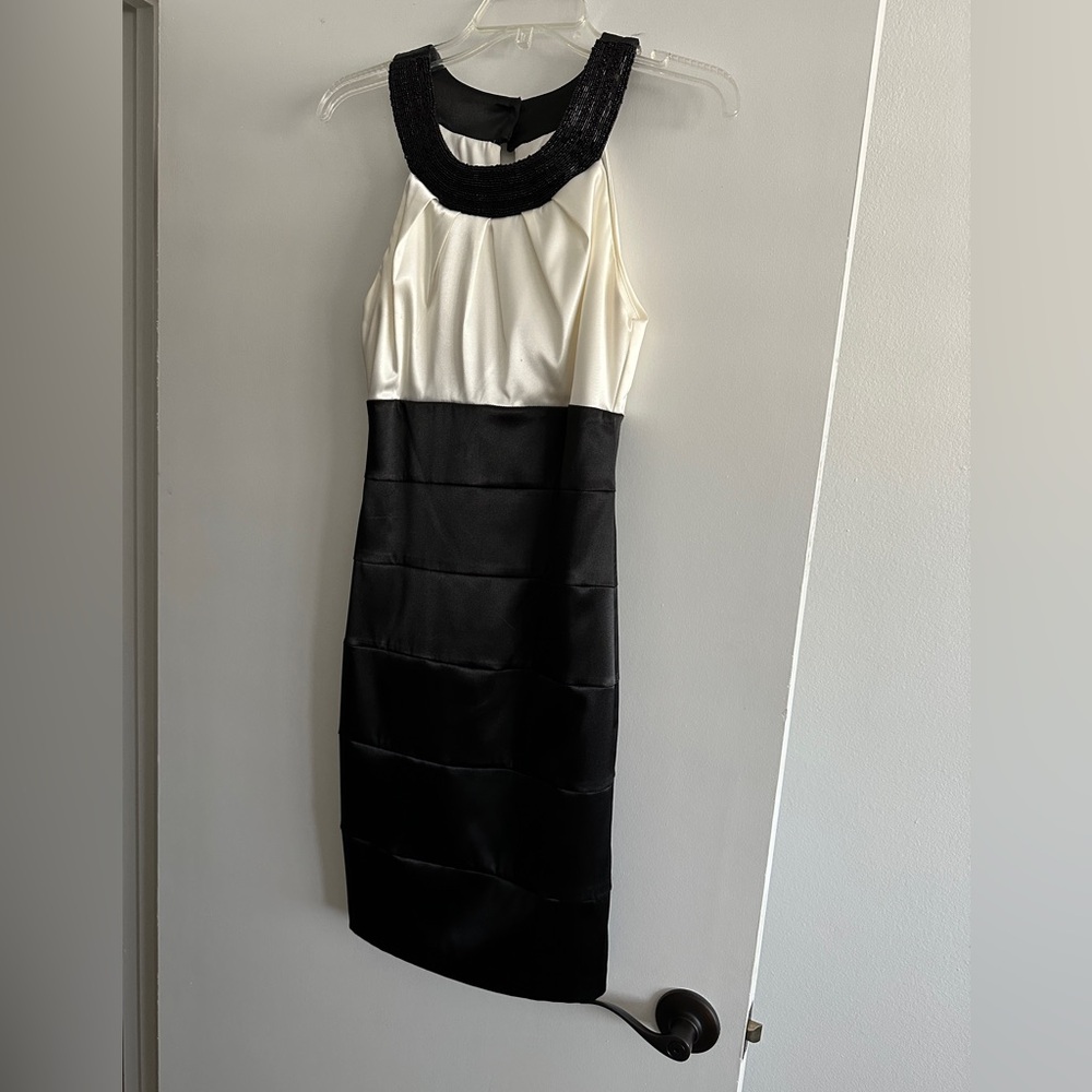 B Darlin Size 3/4 Black and White Dress